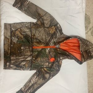 Toddler boy hooded half zip carhartt sweatshirt